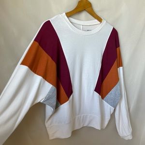 Fall/Autumn Arizona Jeans Company Color Block Women Sweatshirt Size M